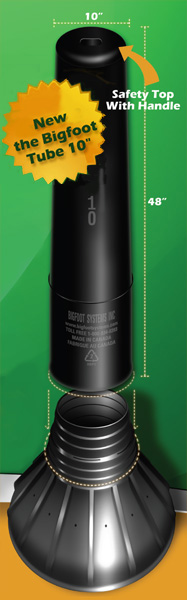 plastic construction tube