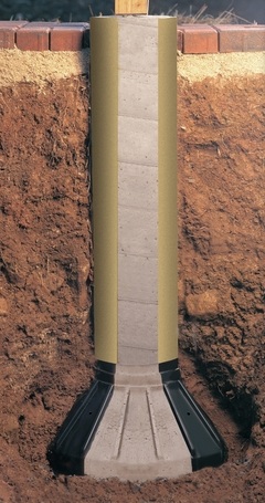 Cut-away of cardboard tube by Bigfoot